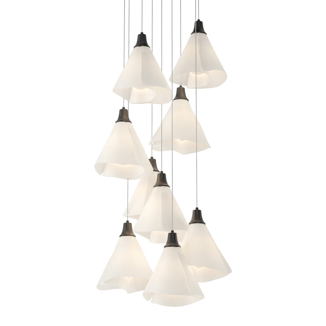 Hubbardton Forge Canada - 131102-SKT-LONG-10-SH1987 - LED Pendant - Mobius - Black