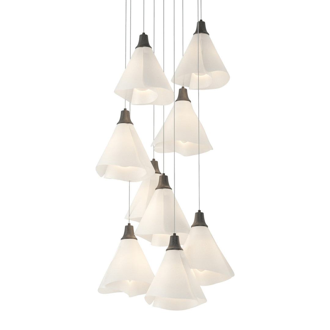 Hubbardton Forge Canada - 131102-SKT-LONG-20-SH1987 - LED Pendant - Mobius - Natural Iron