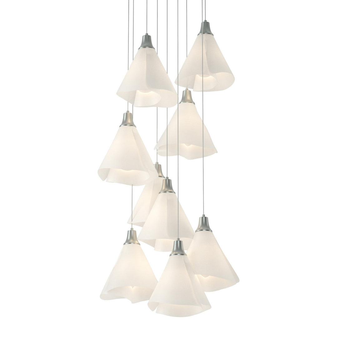 Hubbardton Forge Canada - 131102-SKT-LONG-82-SH1987 - LED Pendant - Mobius - Vintage Platinum