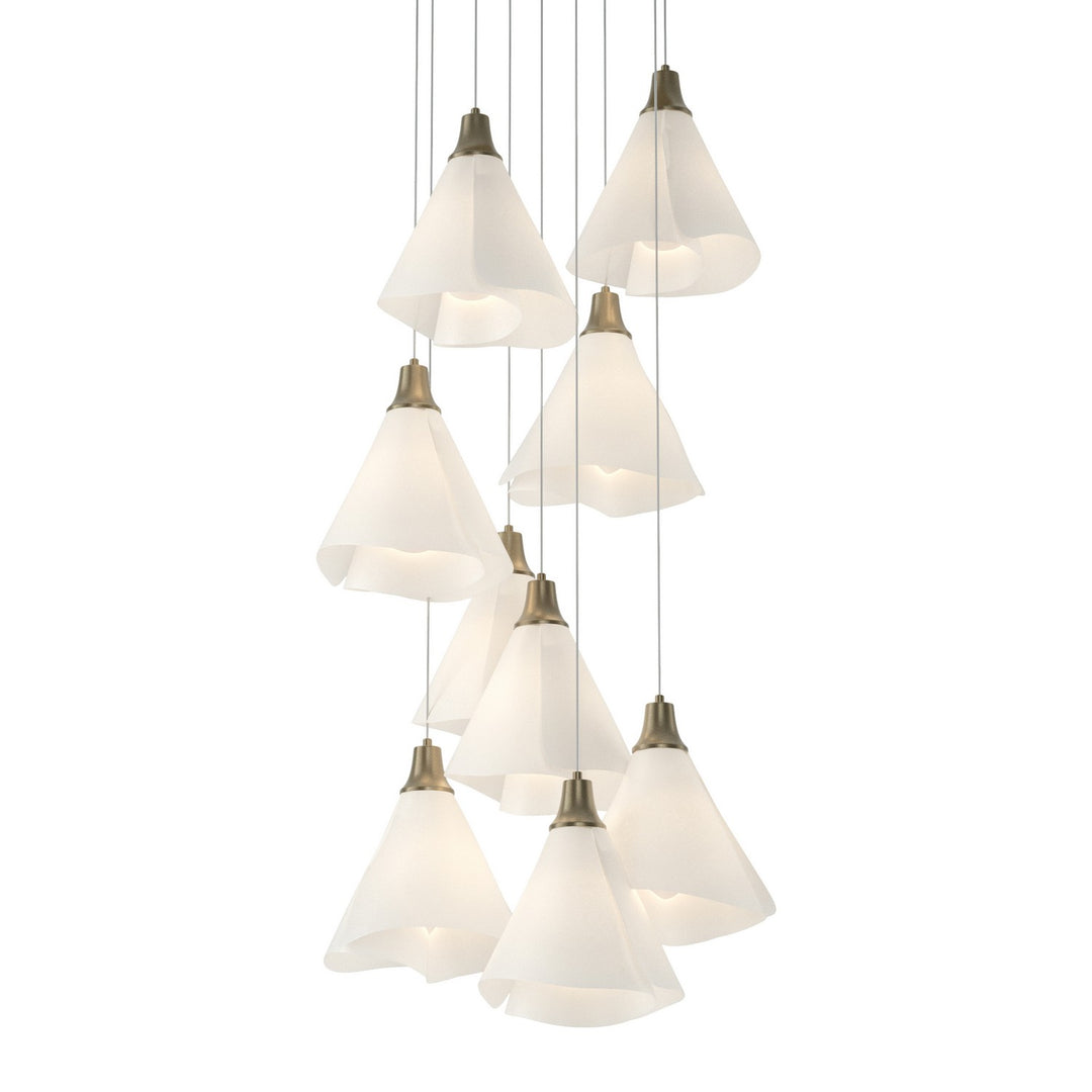 Hubbardton Forge Canada - 131102-SKT-LONG-84-SH1987 - LED Pendant - Mobius - Soft Gold