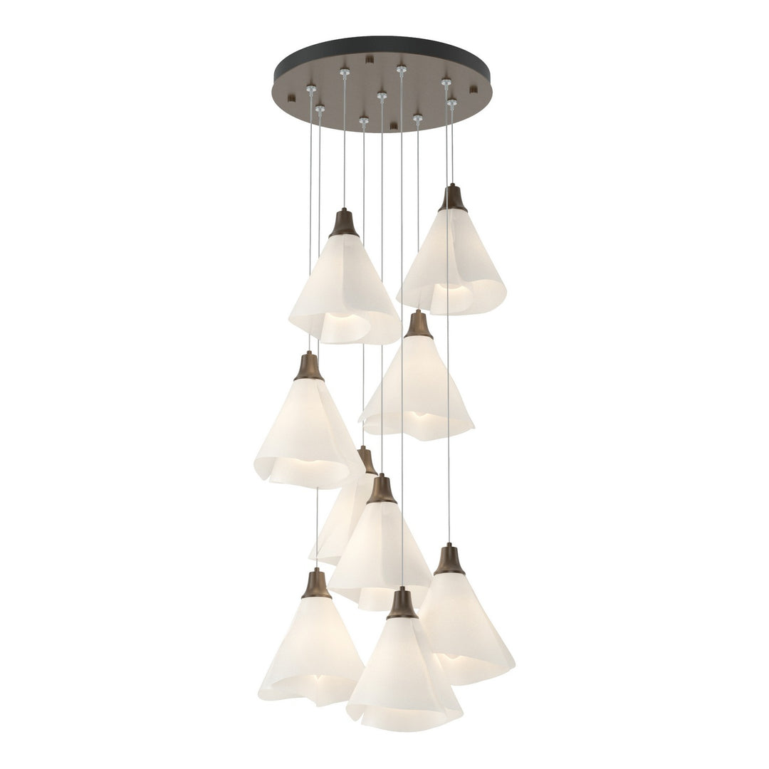 Hubbardton Forge Canada - 131102-SKT-STND-05-SH1987 - LED Pendant - Mobius - Bronze