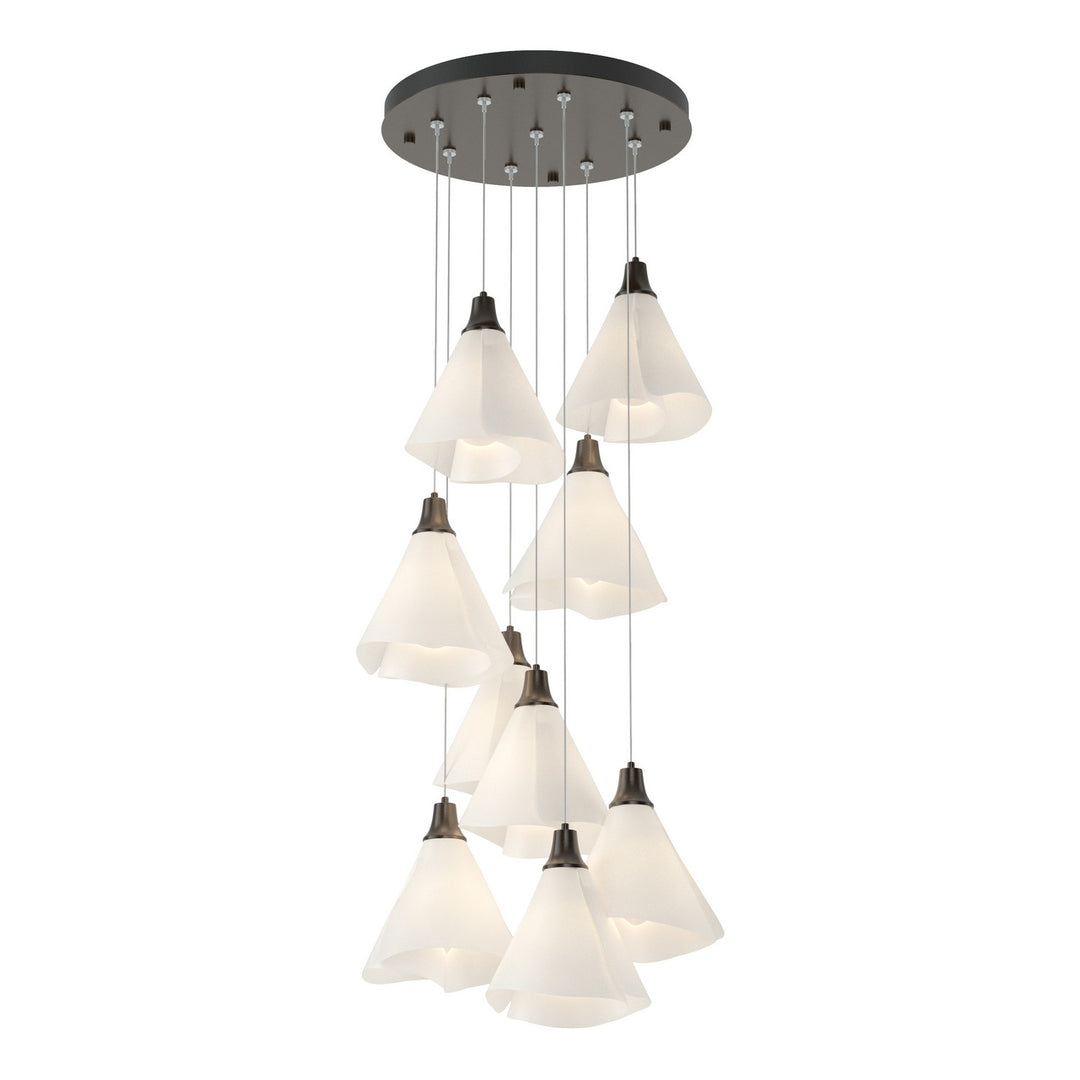 Hubbardton Forge Canada - 131102-SKT-STND-14-SH1987 - LED Pendant - Mobius - Oil Rubbed Bronze