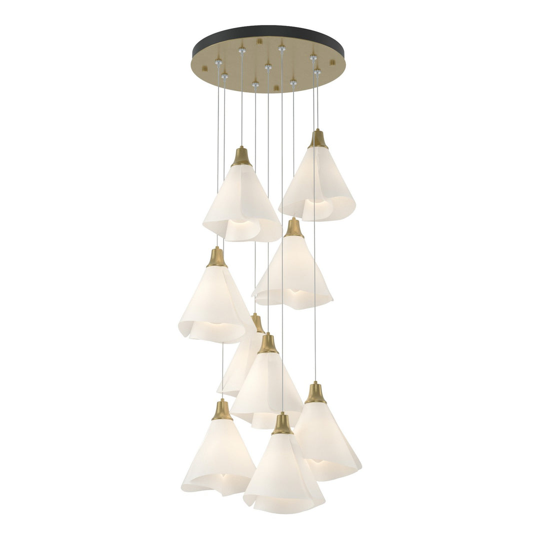 Hubbardton Forge Canada - 131102-SKT-STND-86-SH1987 - LED Pendant - Mobius - Modern Brass