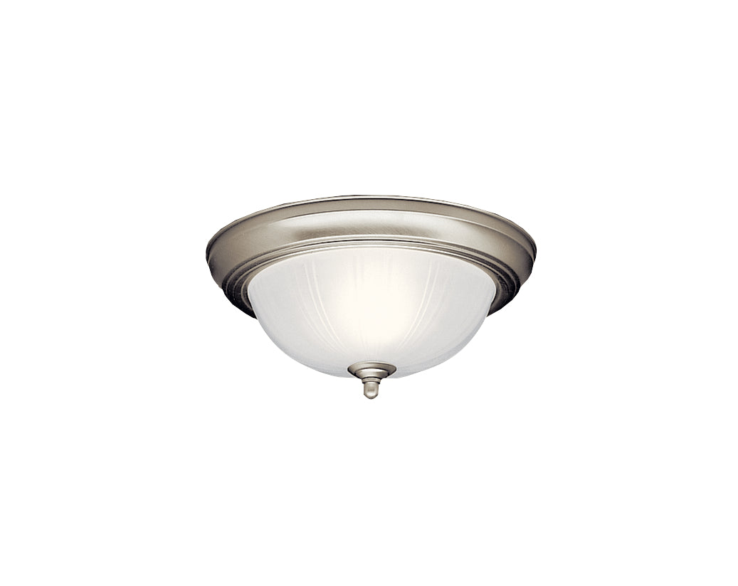 Kichler Canada - 8653NI - Two Light Flush Mount - Brushed Nickel
