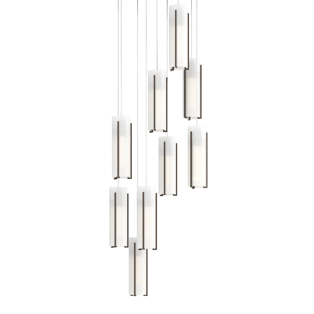 Hubbardton Forge Canada - 131104-SKT-LONG-05-GG0065 - LED Pendant - Exos Glass - Bronze
