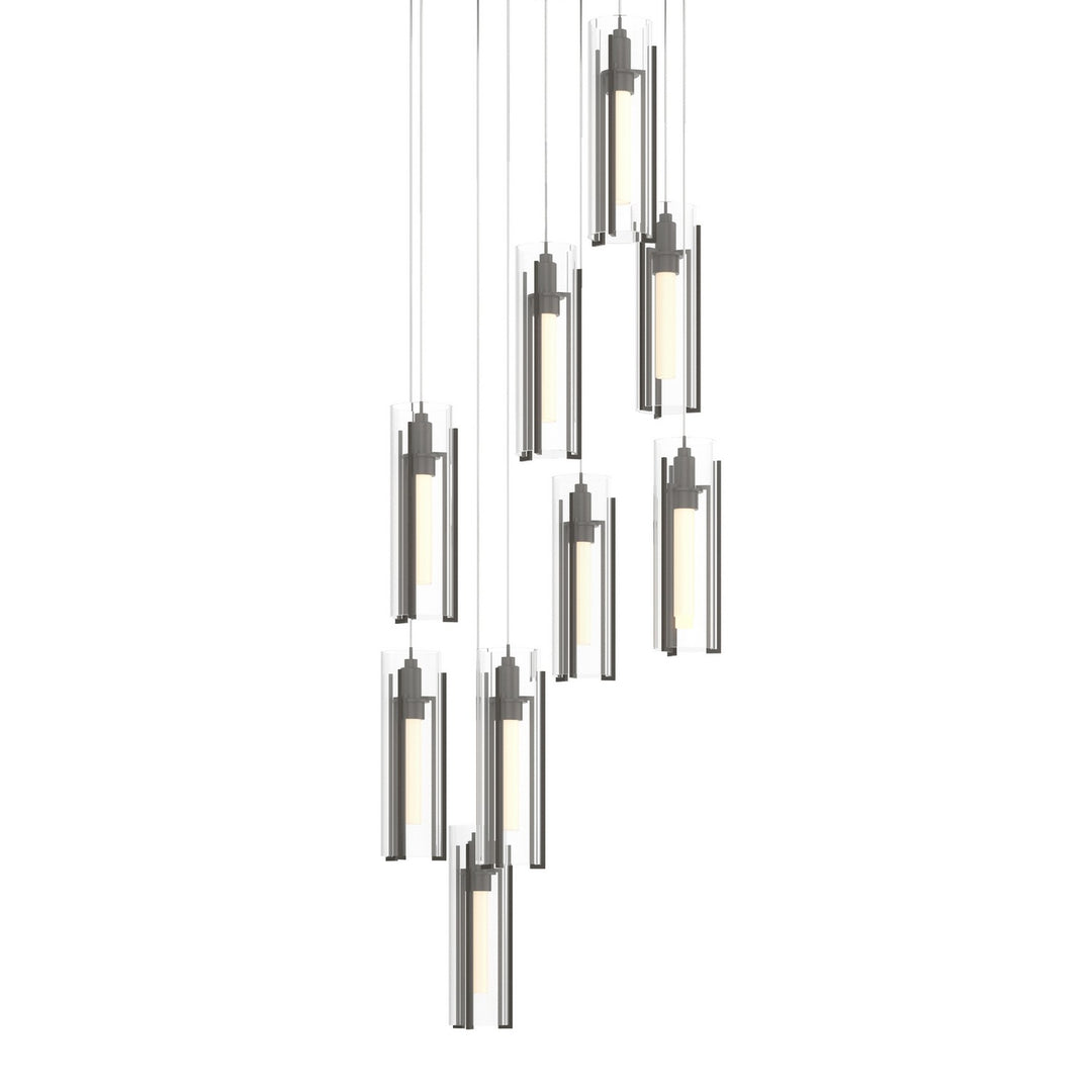 Hubbardton Forge Canada - 131104-SKT-LONG-07-ZM0065 - LED Pendant - Exos Glass - Dark Smoke