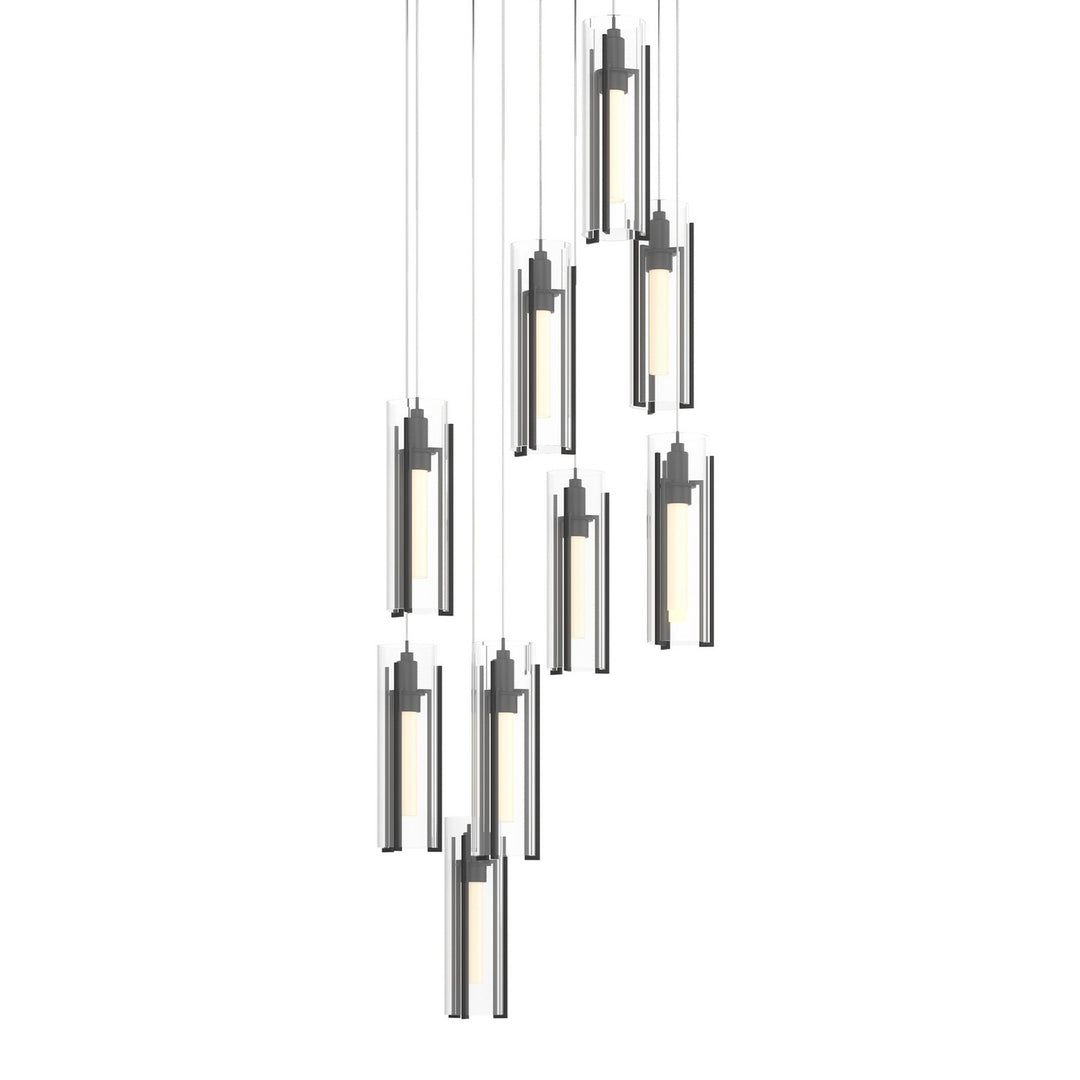 Hubbardton Forge Canada - 131104-SKT-LONG-10-ZM0065 - LED Pendant - Exos Glass - Black