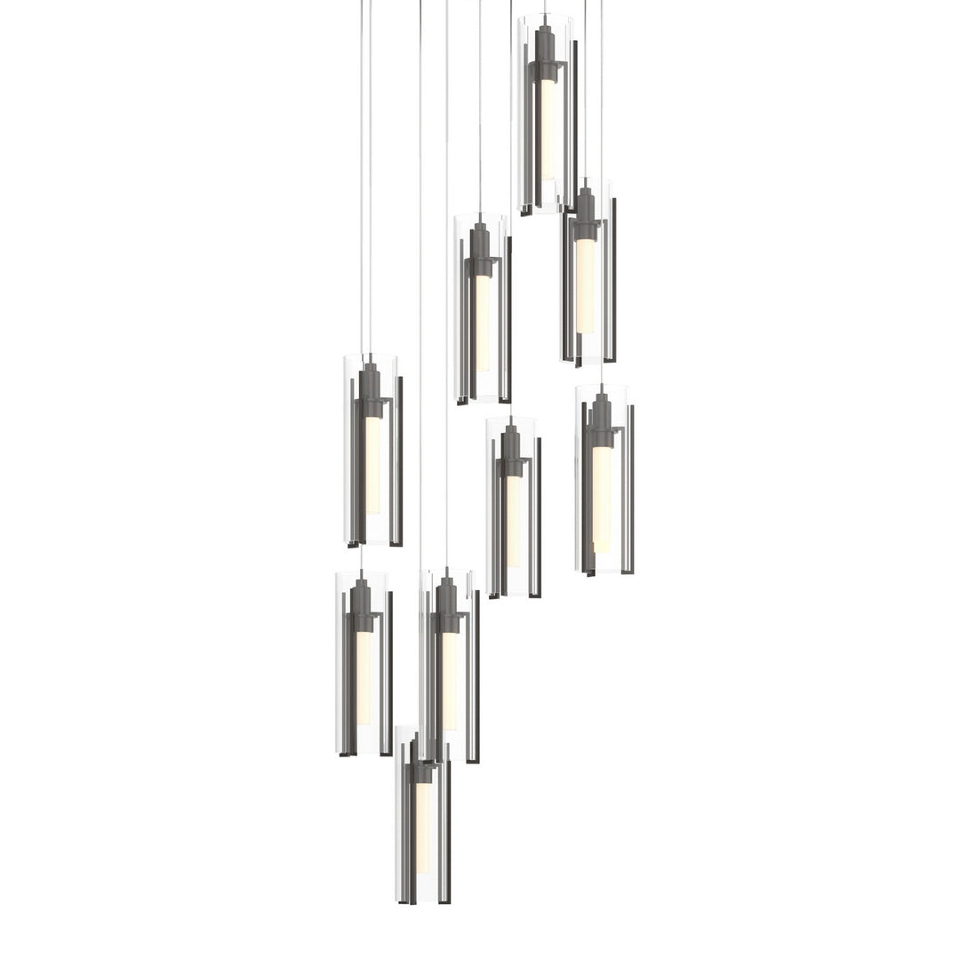 Hubbardton Forge Canada - 131104-SKT-LONG-14-ZM0065 - LED Pendant - Exos Glass - Oil Rubbed Bronze
