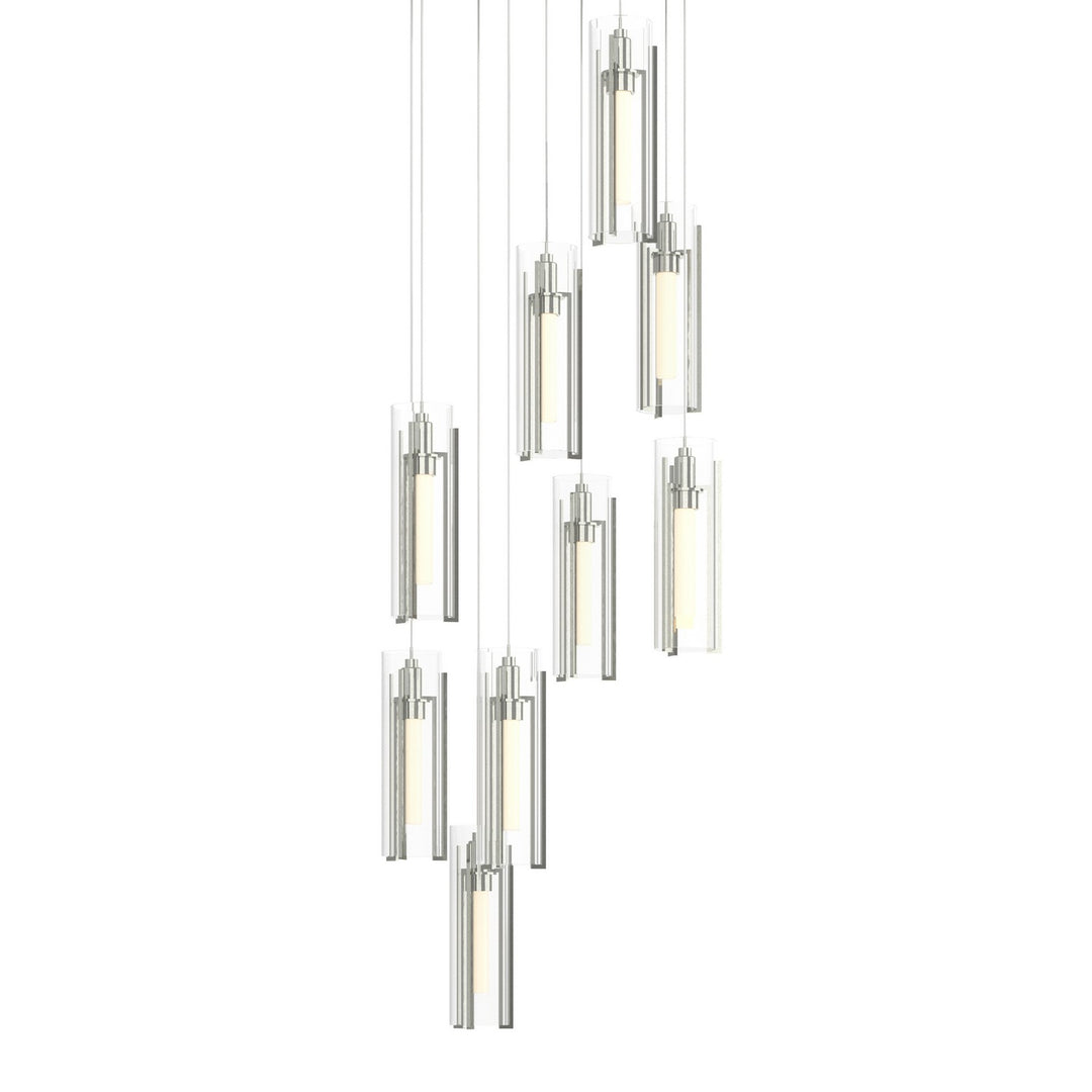 Hubbardton Forge Canada - 131104-SKT-LONG-85-ZM0065 - LED Pendant - Exos Glass - Sterling