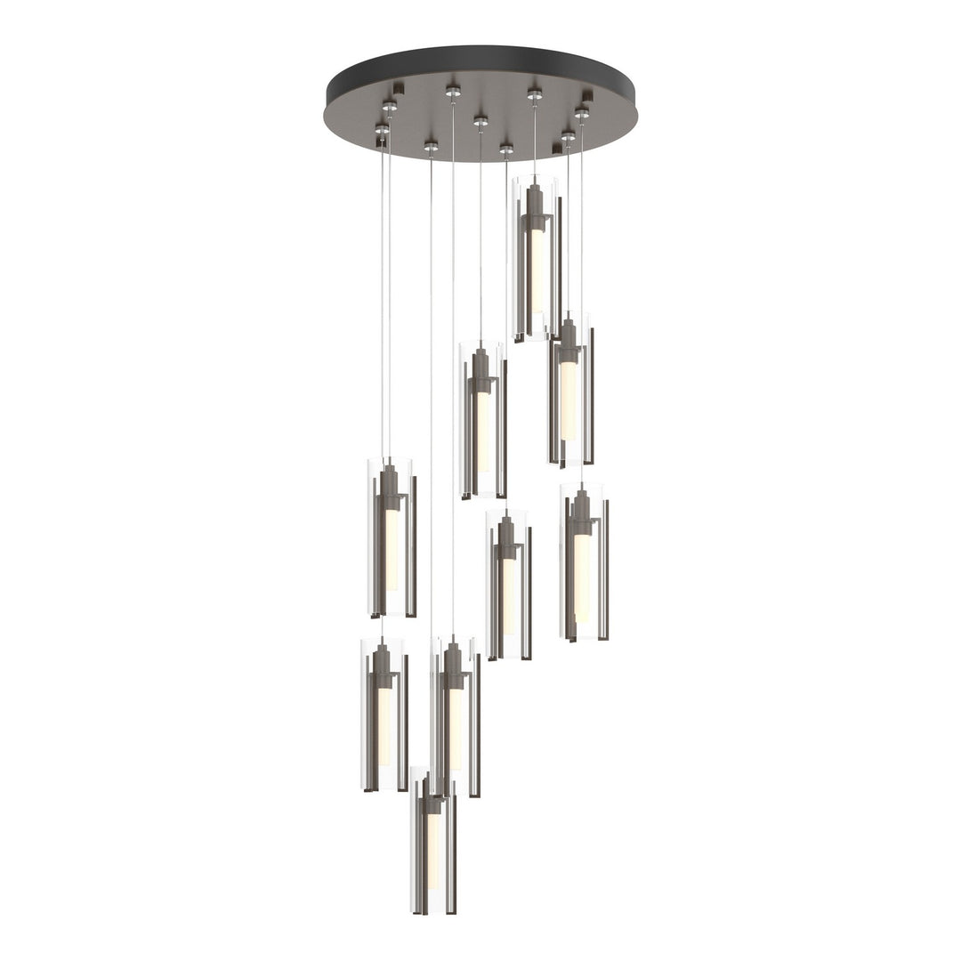 Hubbardton Forge Canada - 131104-SKT-STND-05-ZM0065 - LED Pendant - Exos Glass - Bronze