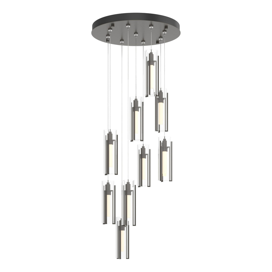 Hubbardton Forge Canada - 131104-SKT-STND-07-ZM0065 - LED Pendant - Exos Glass - Dark Smoke