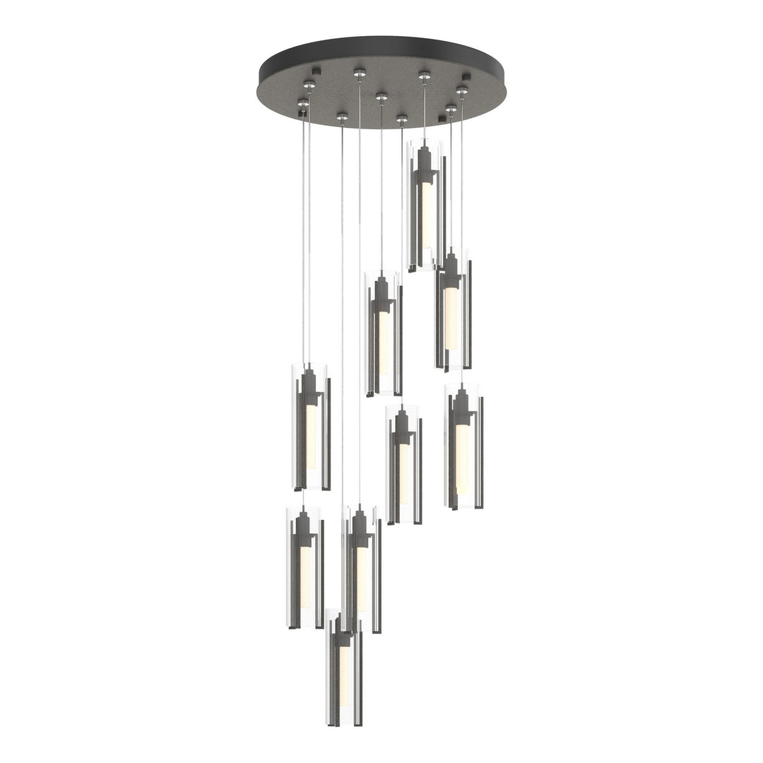 Hubbardton Forge Canada - 131104-SKT-STND-20-ZM0065 - LED Pendant - Exos Glass - Natural Iron
