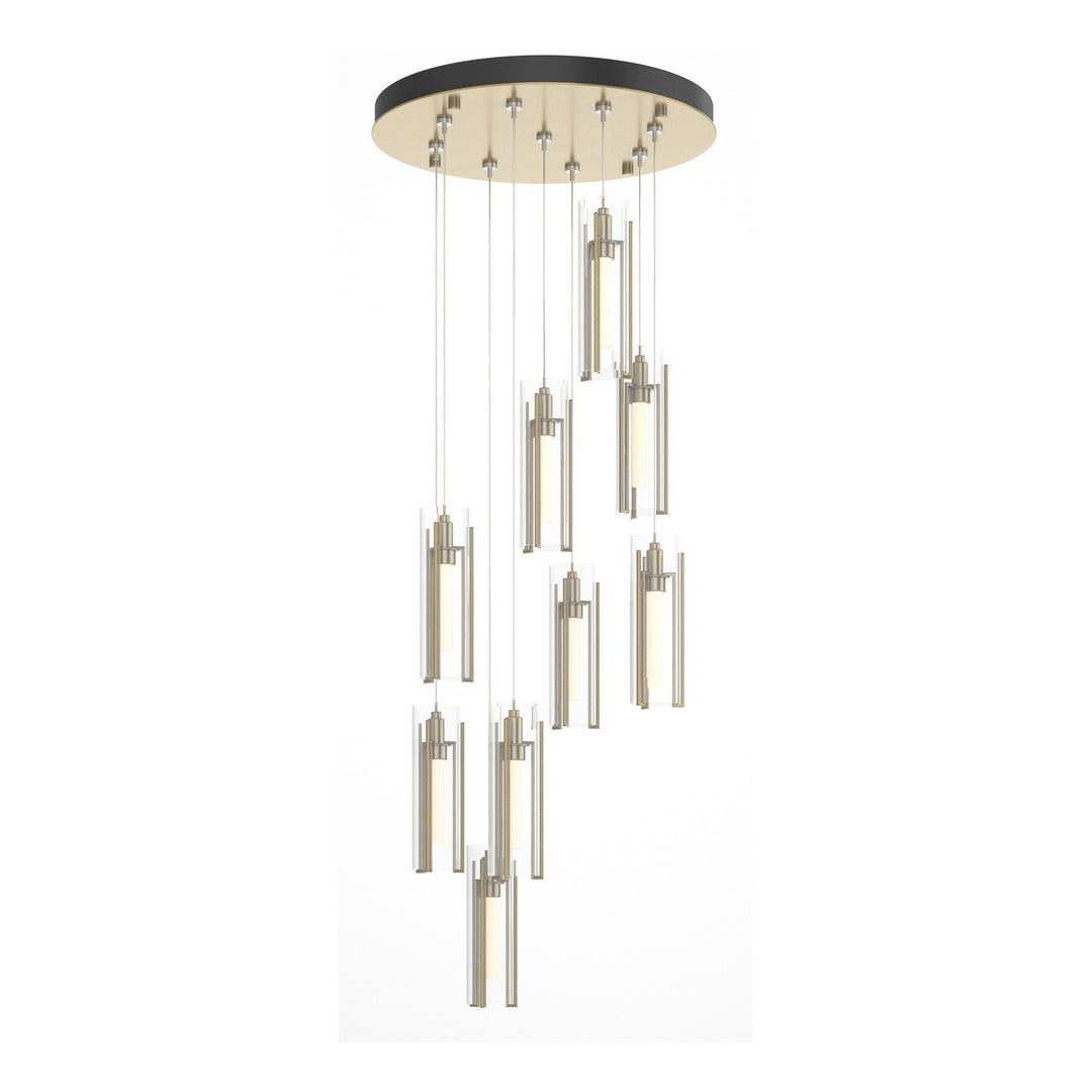Hubbardton Forge Canada - 131104-SKT-STND-86-ZM0065 - LED Pendant - Exos Glass - Modern Brass