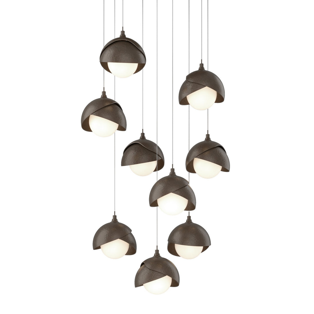 Hubbardton Forge Canada - 131105-SKT-LONG-05-05-GG0711 - LED Pendant - Brooklyn - Bronze