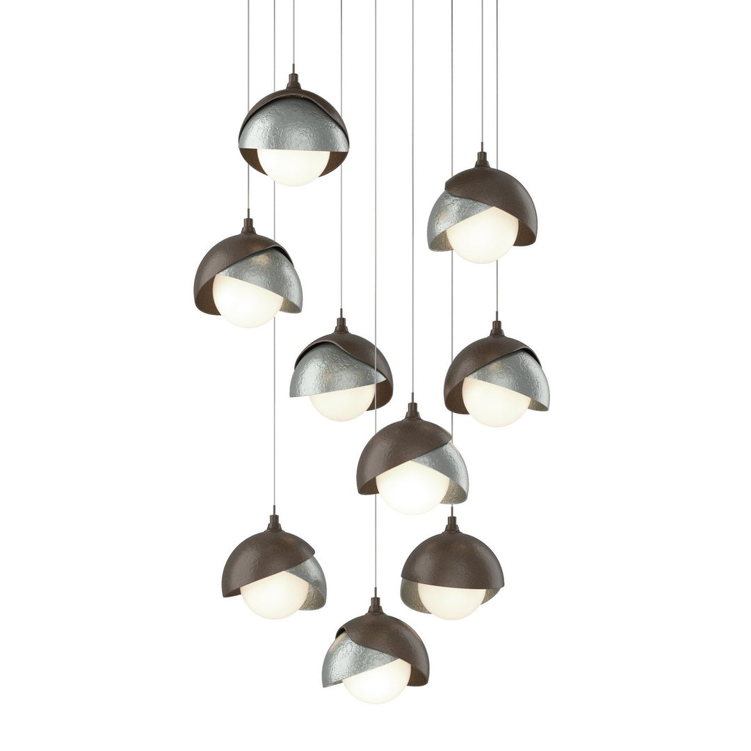 Hubbardton Forge Canada - 131105-SKT-LONG-05-82-GG0711 - LED Pendant - Brooklyn - Bronze