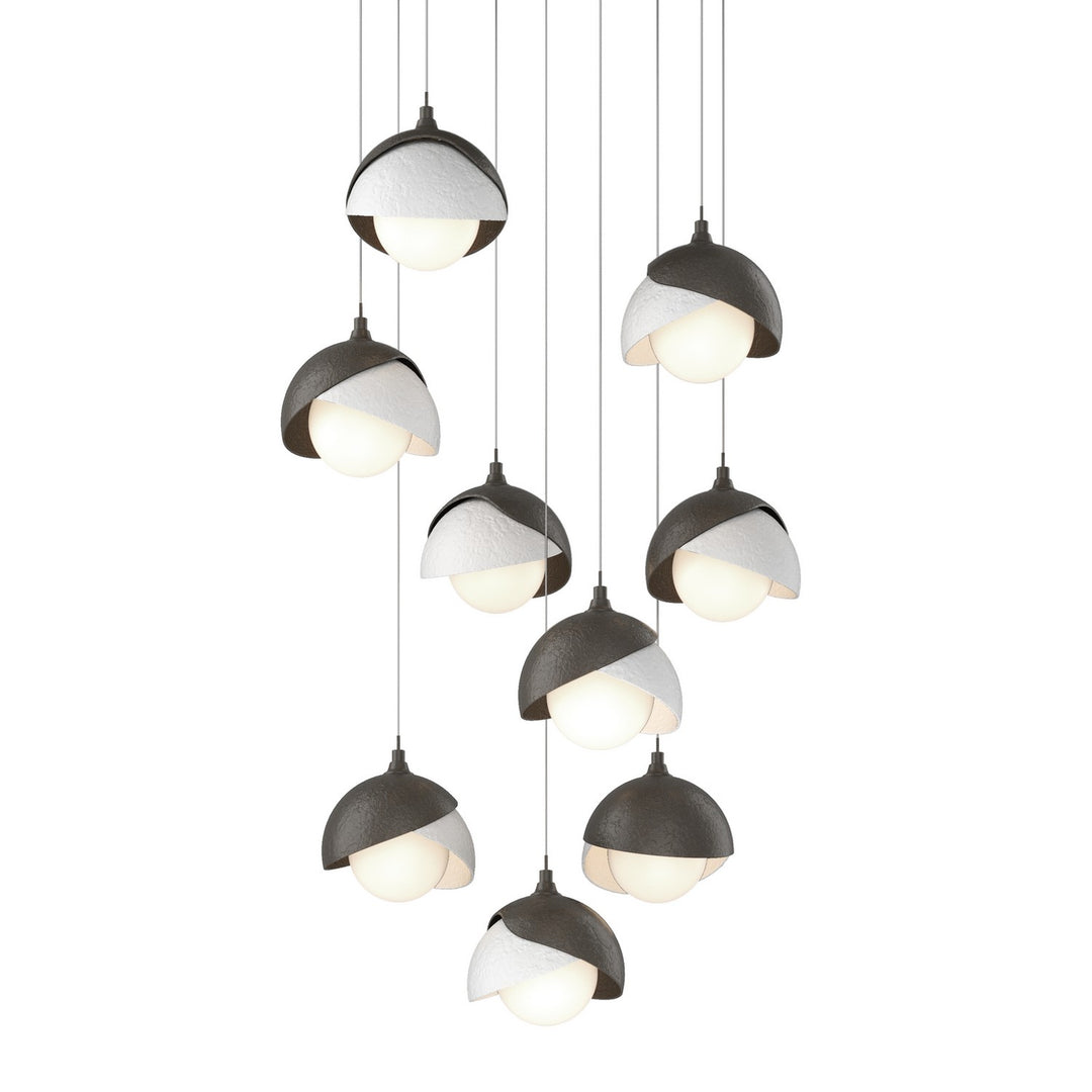Hubbardton Forge Canada - 131105-SKT-LONG-07-02-GG0711 - LED Pendant - Brooklyn - Dark Smoke