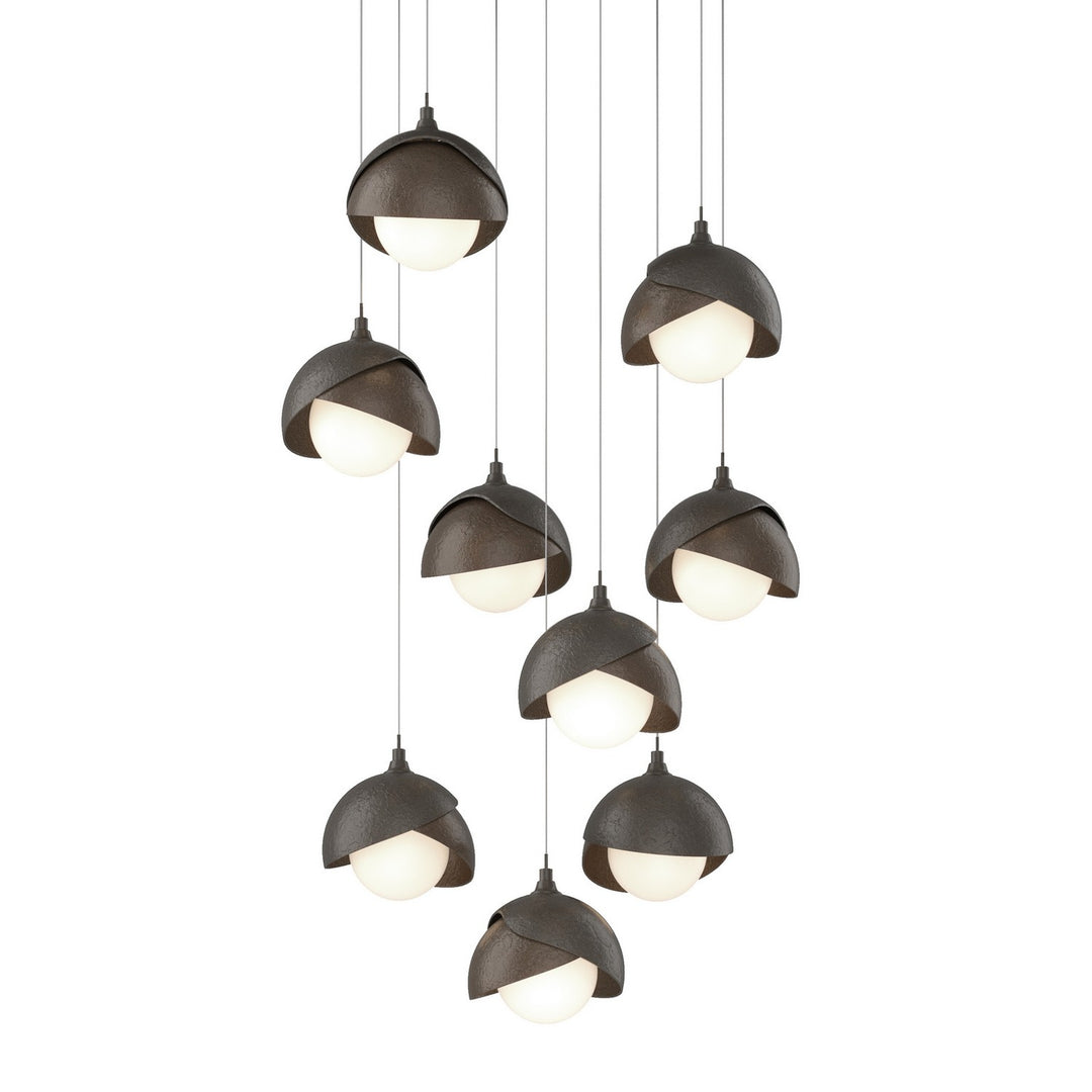Hubbardton Forge Canada - 131105-SKT-LONG-07-05-GG0711 - LED Pendant - Brooklyn - Dark Smoke