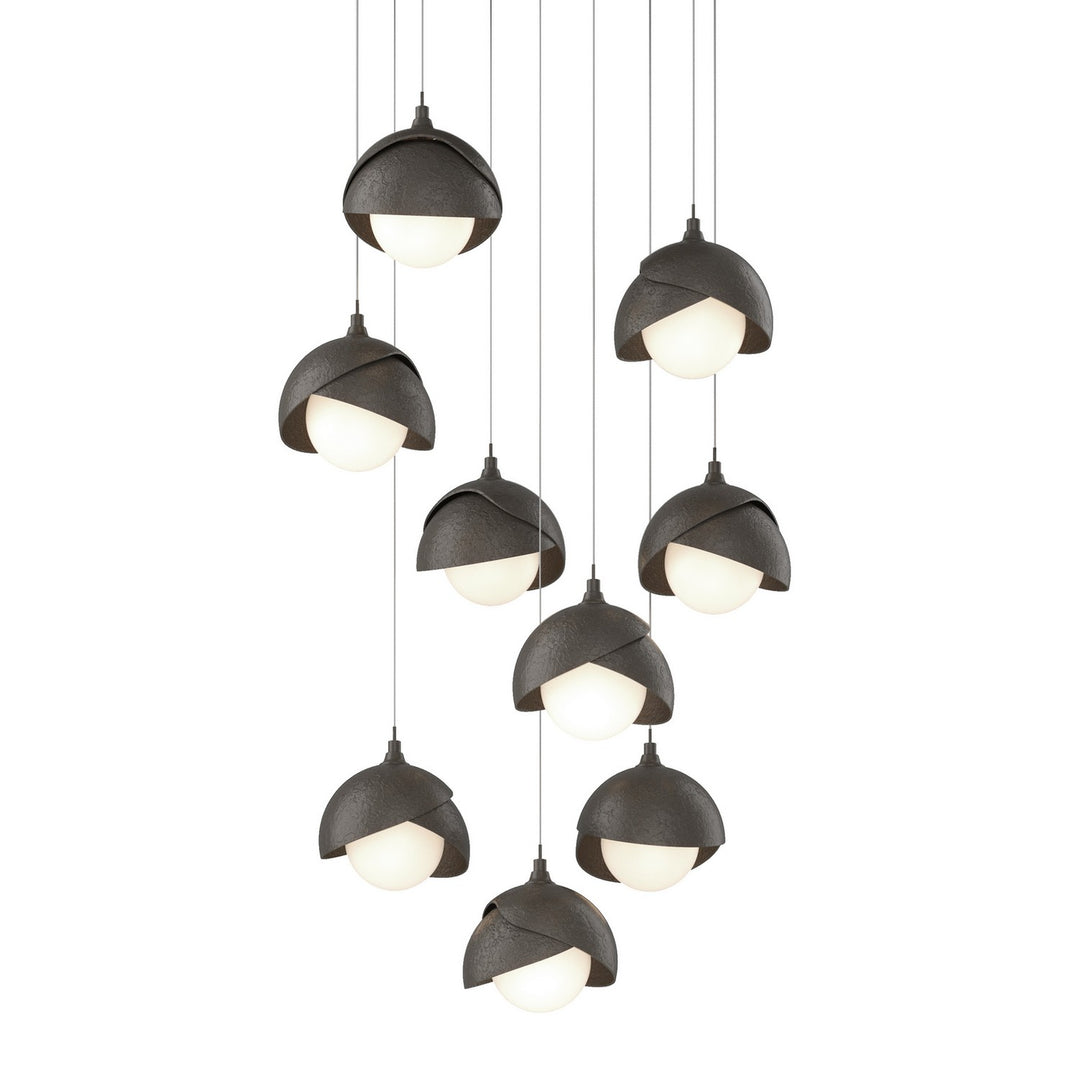 Hubbardton Forge Canada - 131105-SKT-LONG-07-07-GG0711 - LED Pendant - Brooklyn - Dark Smoke