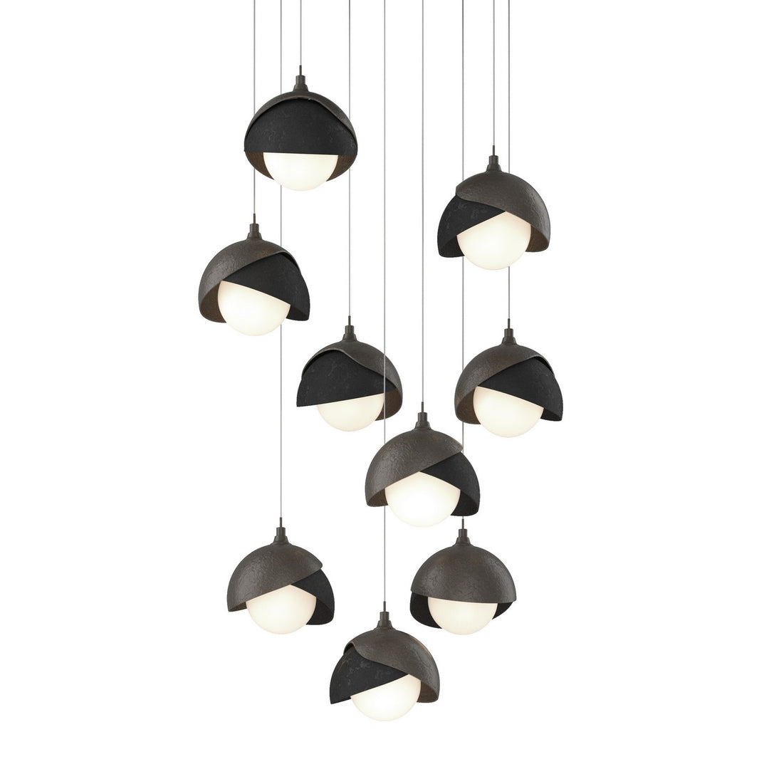 Hubbardton Forge Canada - 131105-SKT-LONG-07-10-GG0711 - LED Pendant - Brooklyn - Dark Smoke