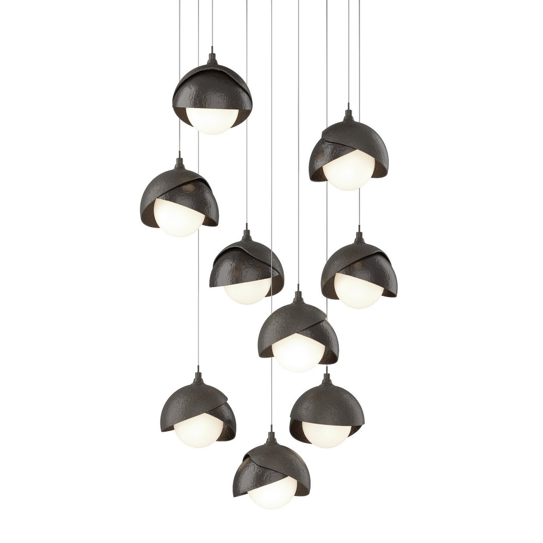 Hubbardton Forge Canada - 131105-SKT-LONG-07-14-GG0711 - LED Pendant - Brooklyn - Dark Smoke
