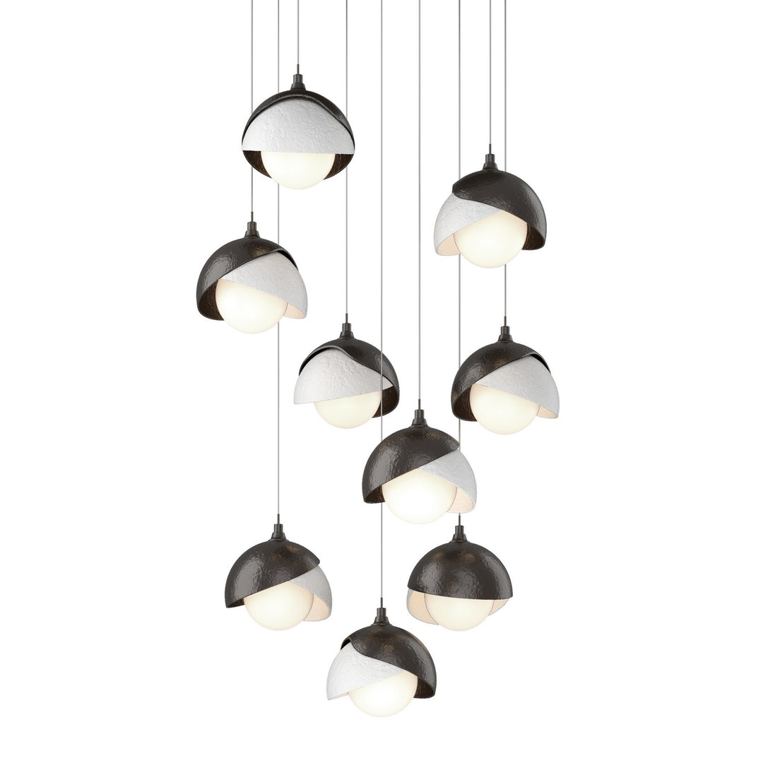 Hubbardton Forge Canada - 131105-SKT-LONG-14-02-GG0711 - LED Pendant - Brooklyn - Oil Rubbed Bronze