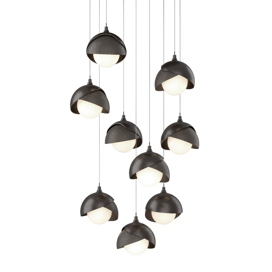Hubbardton Forge Canada - 131105-SKT-LONG-14-07-GG0711 - LED Pendant - Brooklyn - Oil Rubbed Bronze