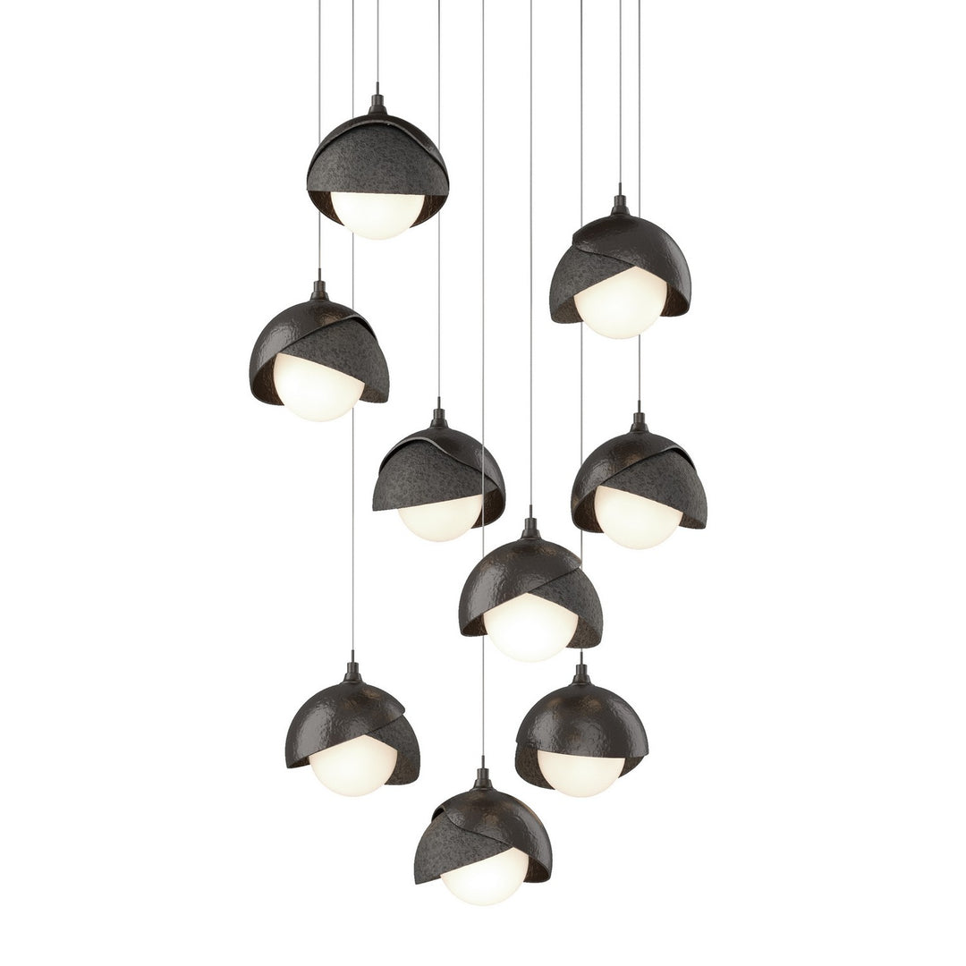Hubbardton Forge Canada - 131105-SKT-LONG-14-20-GG0711 - LED Pendant - Brooklyn - Oil Rubbed Bronze
