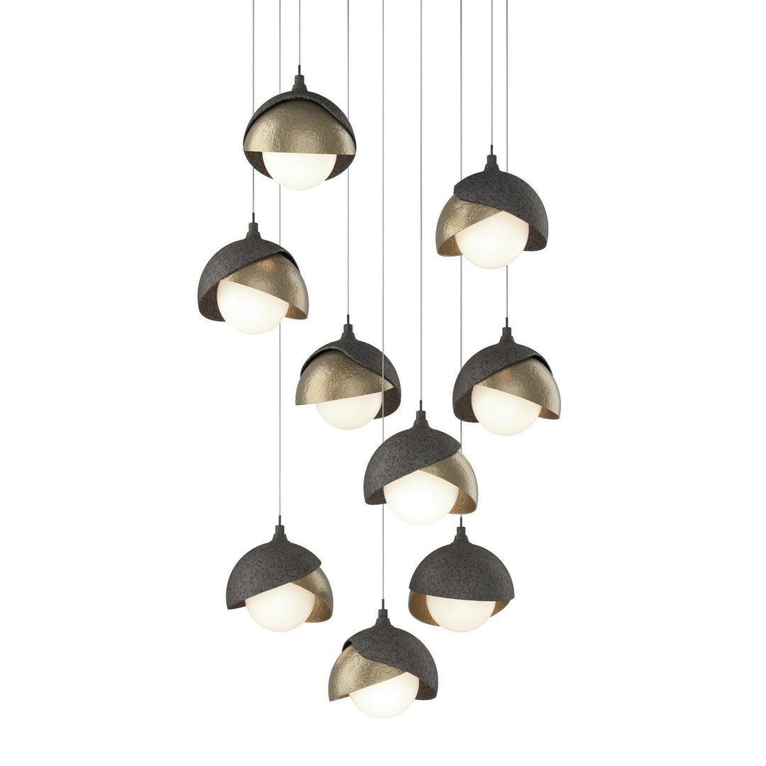 Hubbardton Forge Canada - 131105-SKT-LONG-20-84-GG0711 - LED Pendant - Brooklyn - Natural Iron