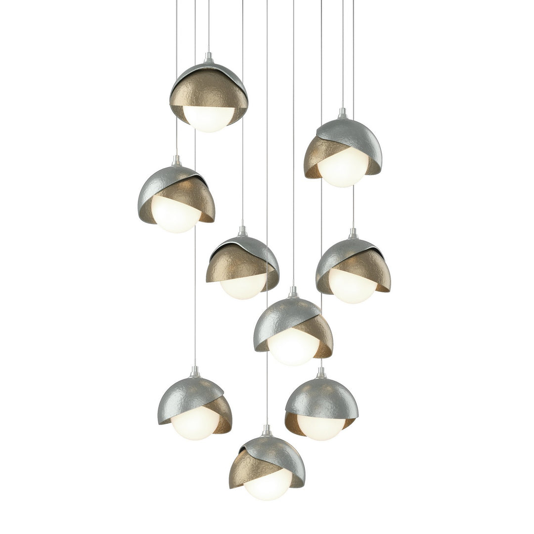 Hubbardton Forge Canada - 131105-SKT-LONG-82-84-GG0711 - LED Pendant - Brooklyn - Vintage Platinum