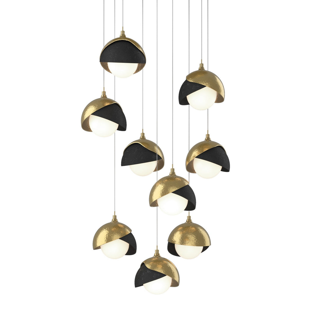 Hubbardton Forge Canada - 131105-SKT-LONG-86-10-GG0711 - LED Pendant - Brooklyn - Modern Brass