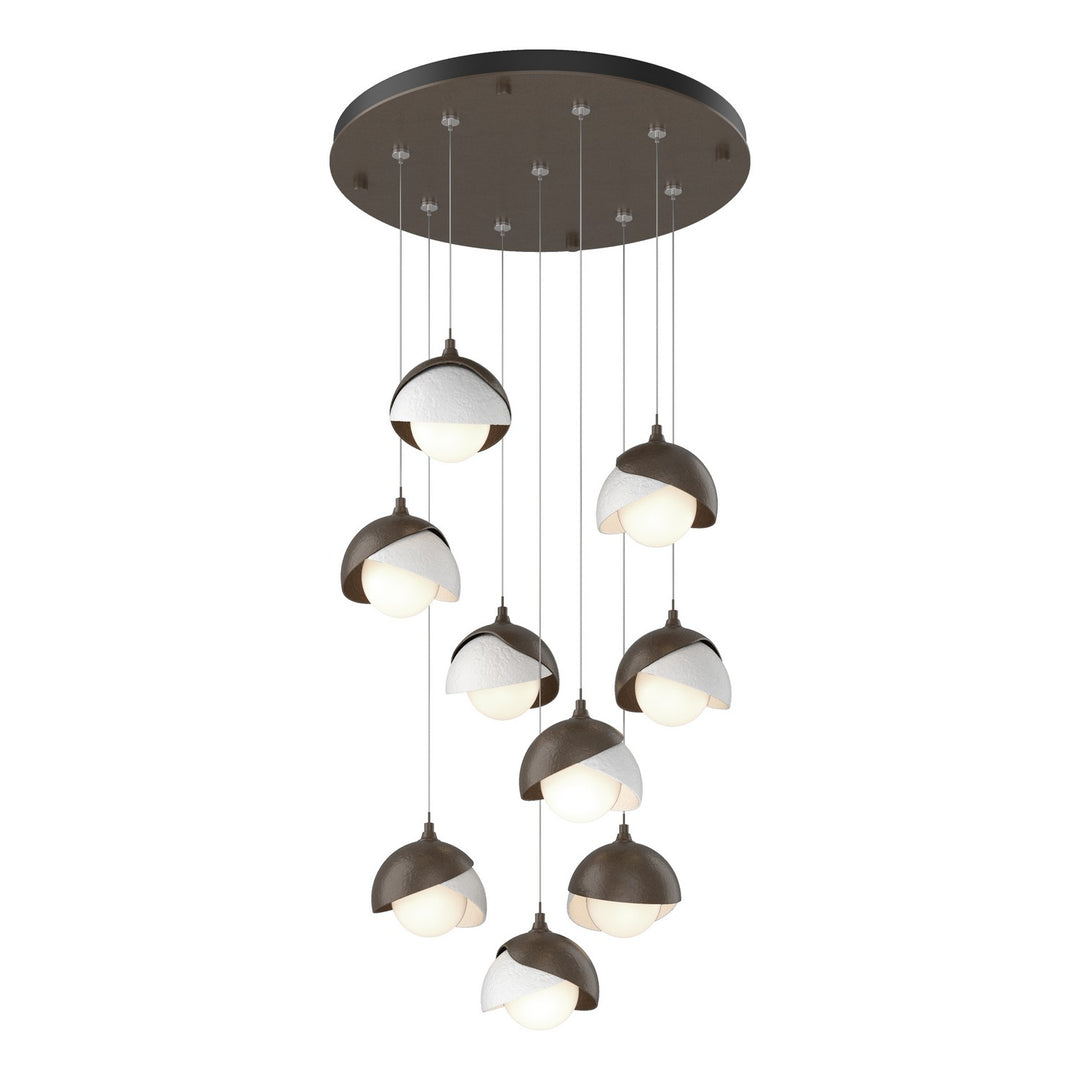 Hubbardton Forge Canada - 131105-SKT-STND-05-02-GG0711 - LED Pendant - Brooklyn - Bronze