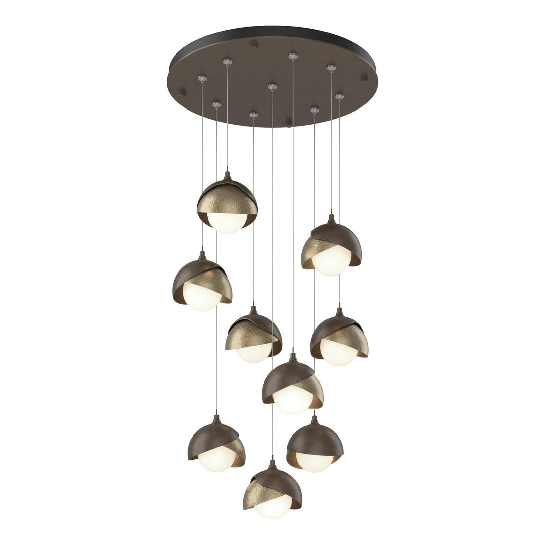 Hubbardton Forge Canada - 131105-SKT-STND-05-84-GG0711 - LED Pendant - Brooklyn - Bronze