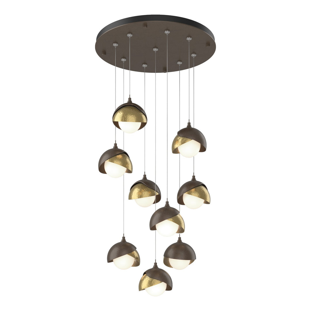 Hubbardton Forge Canada - 131105-SKT-STND-05-86-GG0711 - LED Pendant - Brooklyn - Bronze