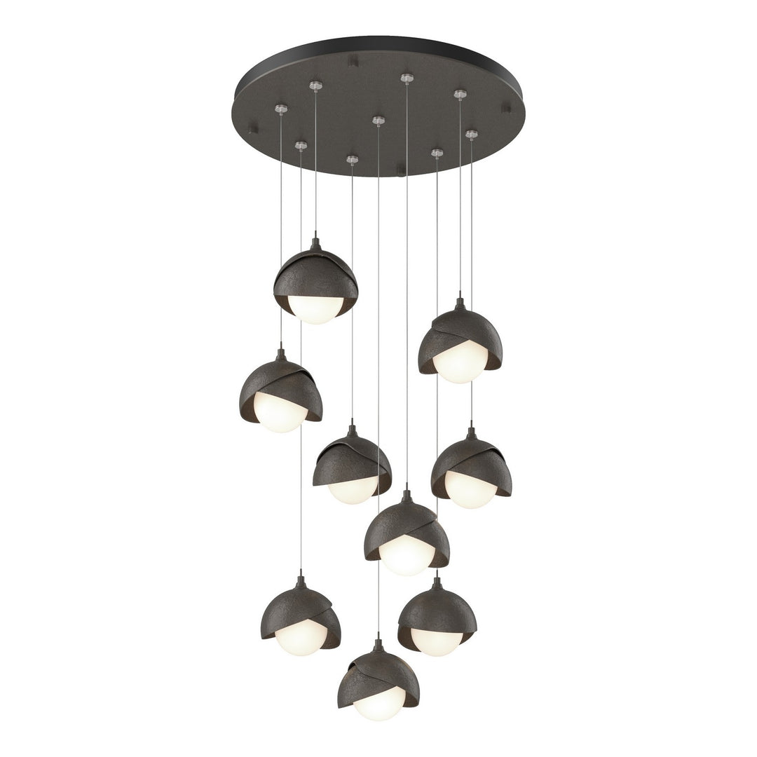 Hubbardton Forge Canada - 131105-SKT-STND-07-07-GG0711 - LED Pendant - Brooklyn - Dark Smoke