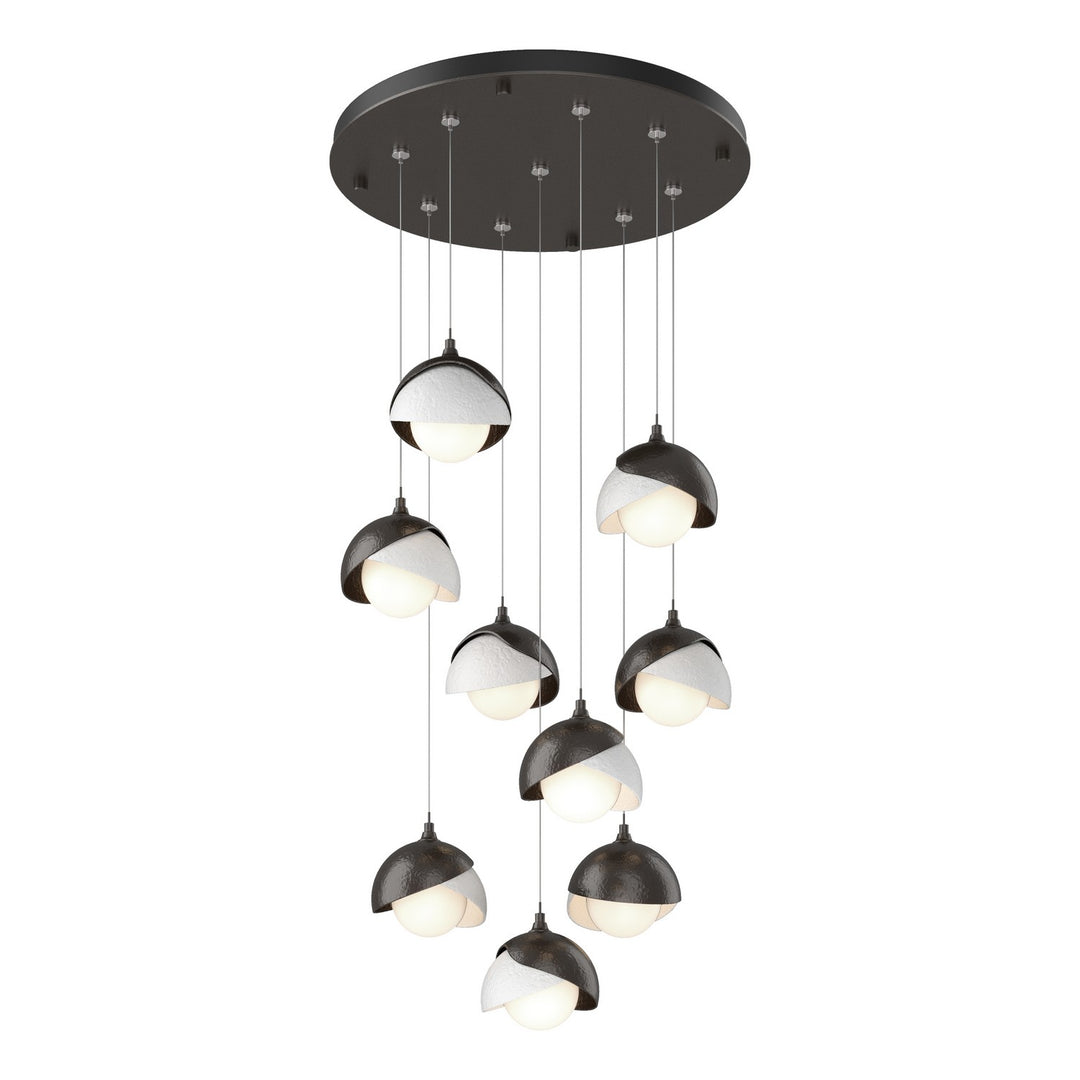 Hubbardton Forge Canada - 131105-SKT-STND-14-02-GG0711 - LED Pendant - Brooklyn - Oil Rubbed Bronze