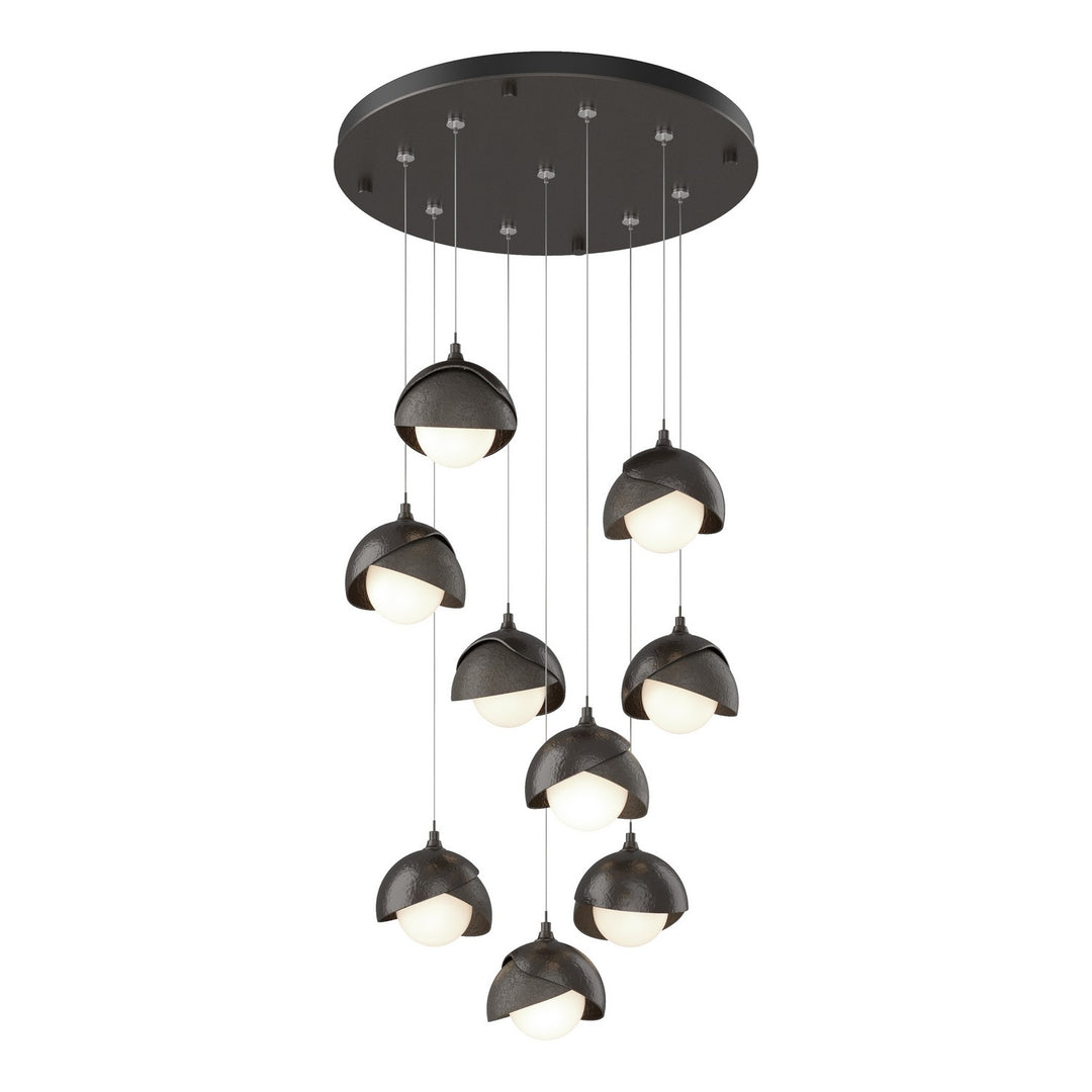 Hubbardton Forge Canada - 131105-SKT-STND-14-07-GG0711 - LED Pendant - Brooklyn - Oil Rubbed Bronze