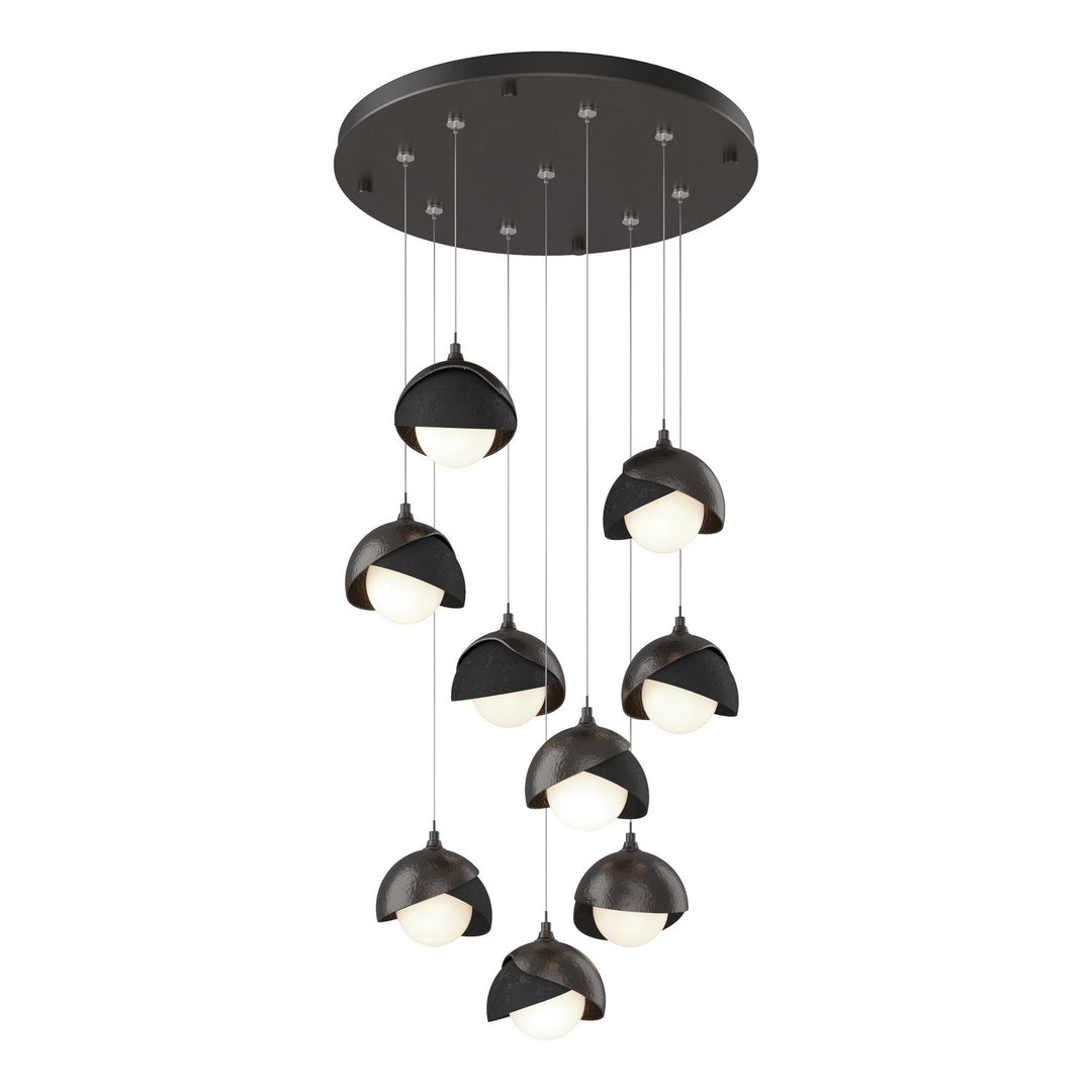 Hubbardton Forge Canada - 131105-SKT-STND-14-10-GG0711 - LED Pendant - Brooklyn - Oil Rubbed Bronze