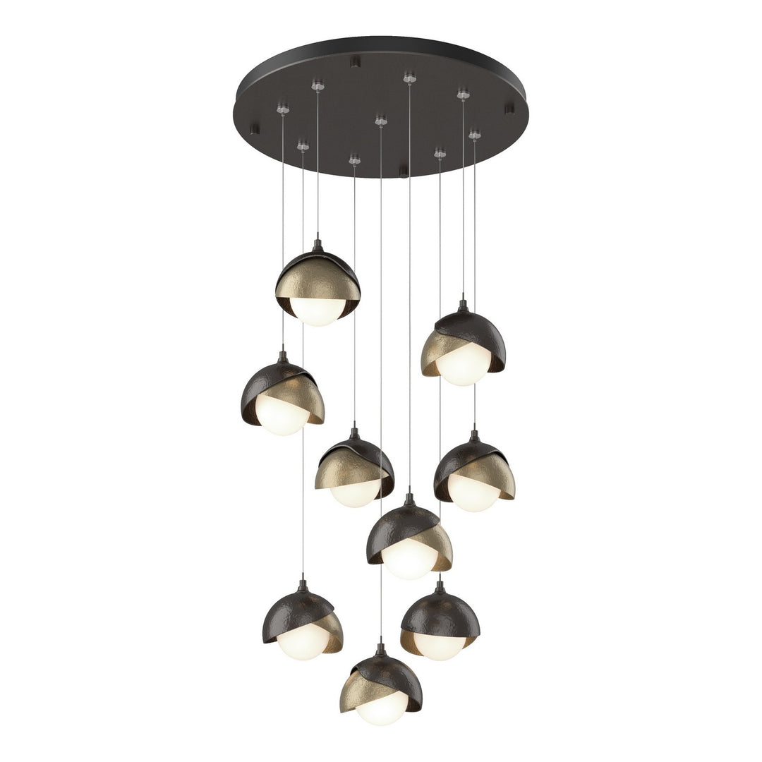 Hubbardton Forge Canada - 131105-SKT-STND-14-84-GG0711 - LED Pendant - Brooklyn - Oil Rubbed Bronze