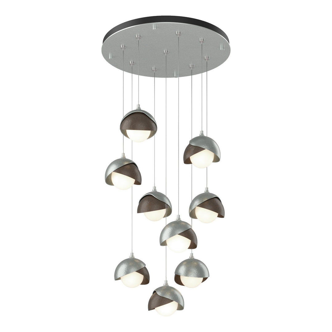 Hubbardton Forge Canada - 131105-SKT-STND-82-05-GG0711 - LED Pendant - Brooklyn - Vintage Platinum