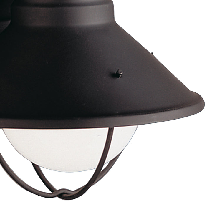 Kichler Canada - 9021BK - One Light Outdoor Wall Mount - Seaside - Black