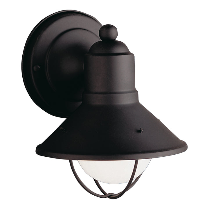 Kichler Canada - 9021BK - One Light Outdoor Wall Mount - Seaside - Black