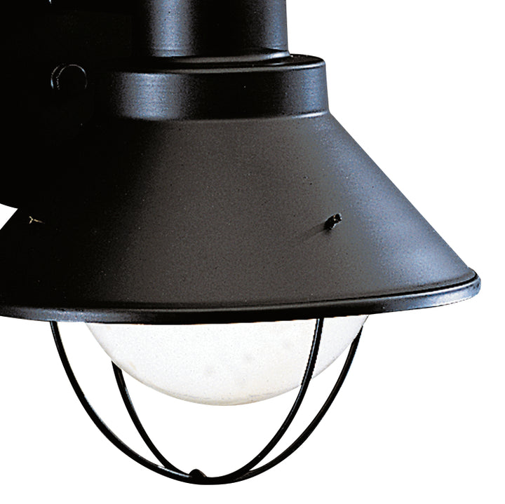 Kichler Canada - 9022BK - One Light Outdoor Wall Mount - Seaside - Black