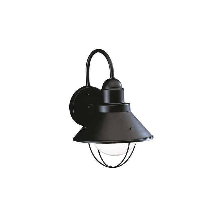 Kichler Canada - 9022BK - One Light Outdoor Wall Mount - Seaside - Black