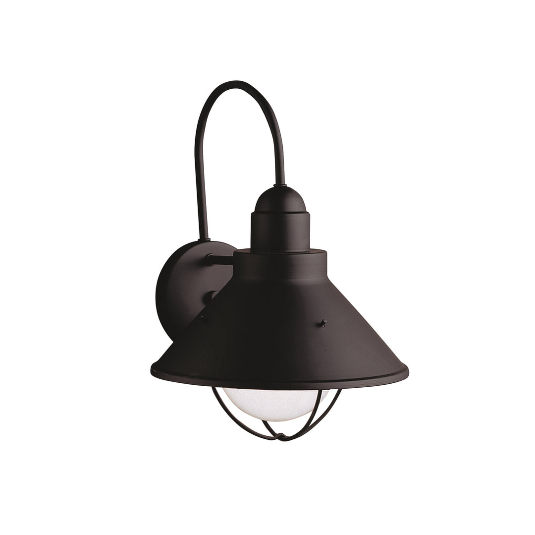 Kichler Canada - 9023BK - One Light Outdoor Wall Mount - Seaside - Black