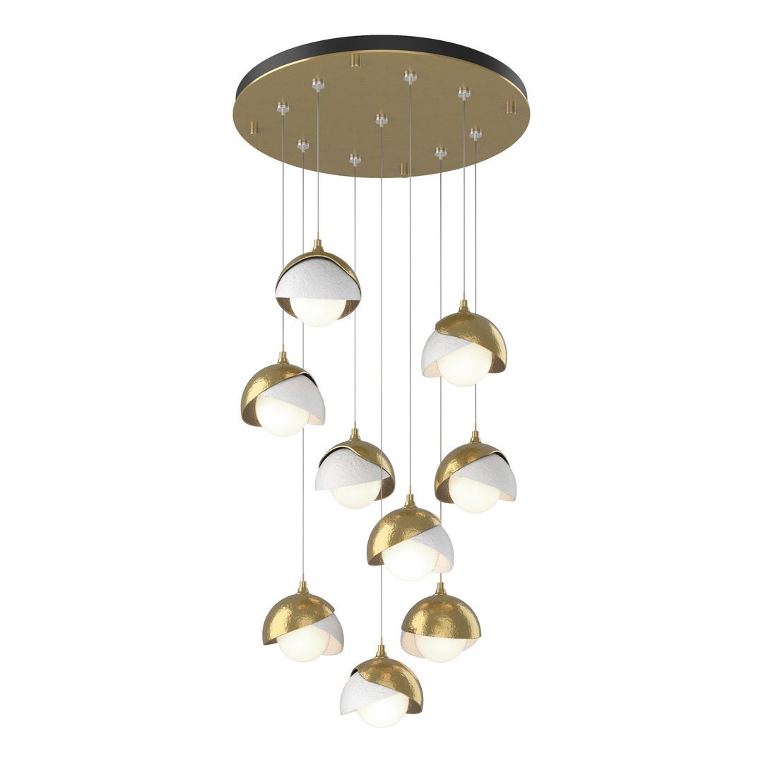 Hubbardton Forge Canada - 131105-SKT-STND-86-02-GG0711 - LED Pendant - Brooklyn - Modern Brass