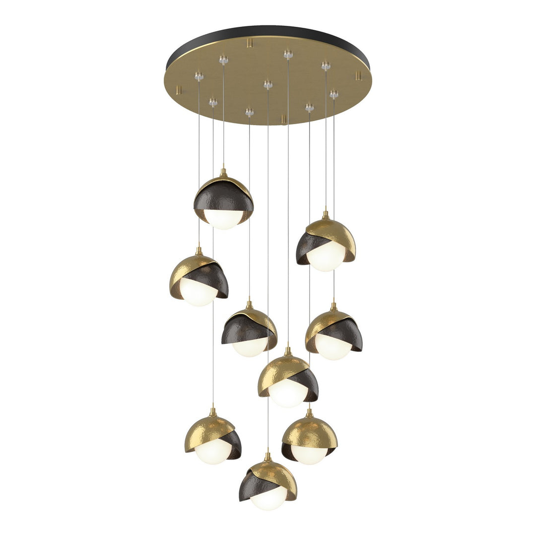 Hubbardton Forge Canada - 131105-SKT-STND-86-14-GG0711 - LED Pendant - Brooklyn - Modern Brass
