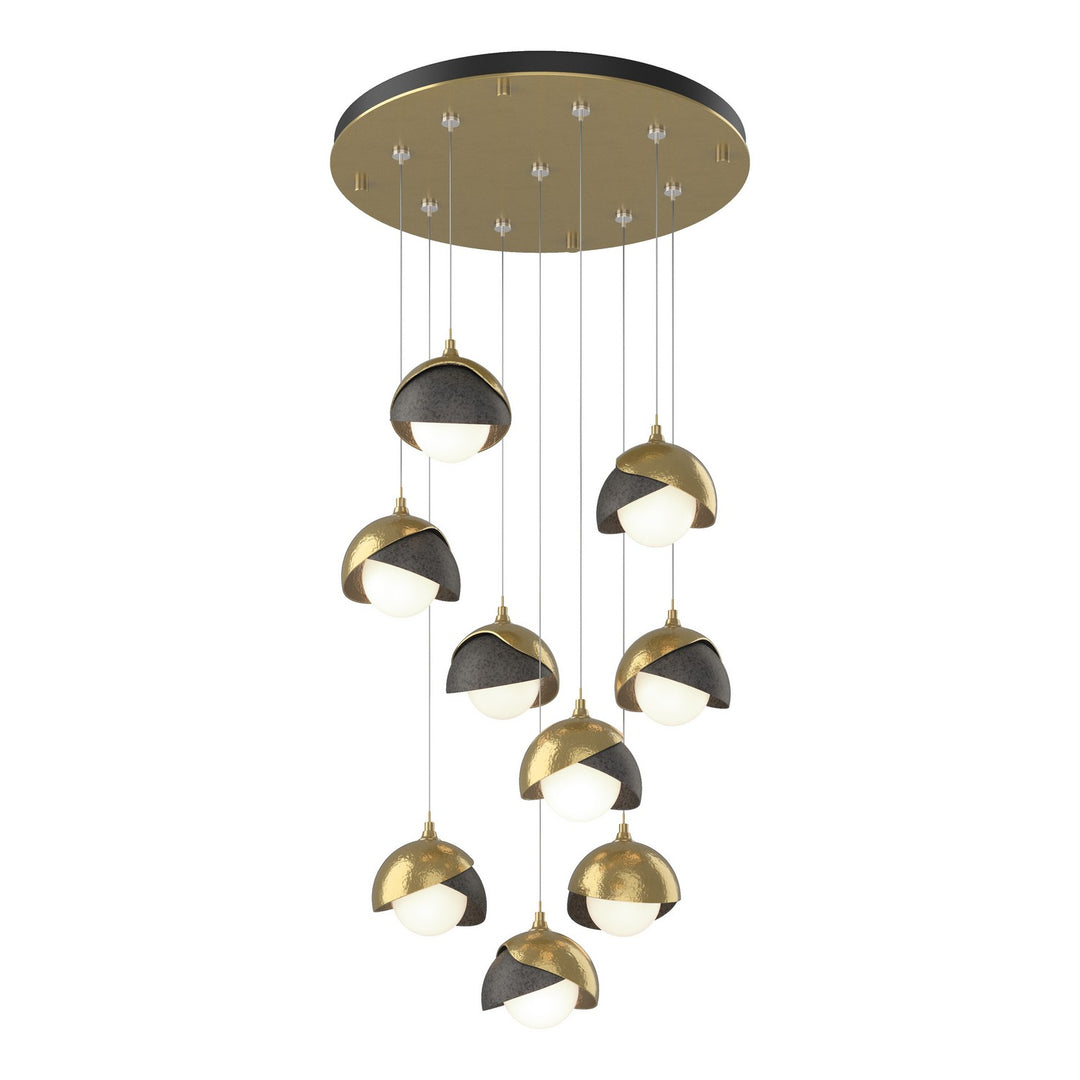 Hubbardton Forge Canada - 131105-SKT-STND-86-20-GG0711 - LED Pendant - Brooklyn - Modern Brass