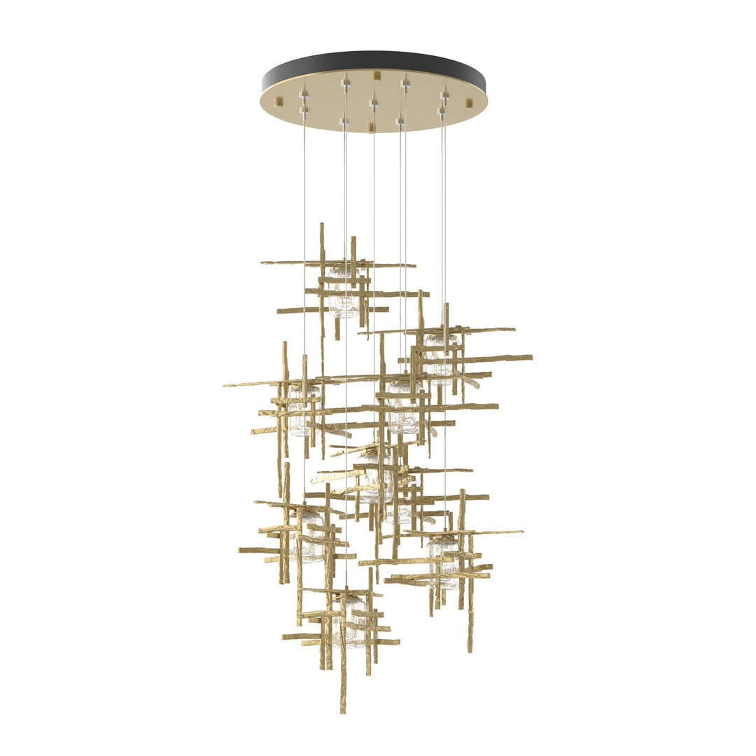 Hubbardton Forge Canada - 131107-SKT-STND-86-II0728 - LED Pendant - Tura - Modern Brass