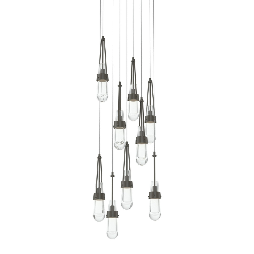 Hubbardton Forge Canada - 131108-SKT-LONG-07-ZM0434 - LED Pendant - Link - Dark Smoke