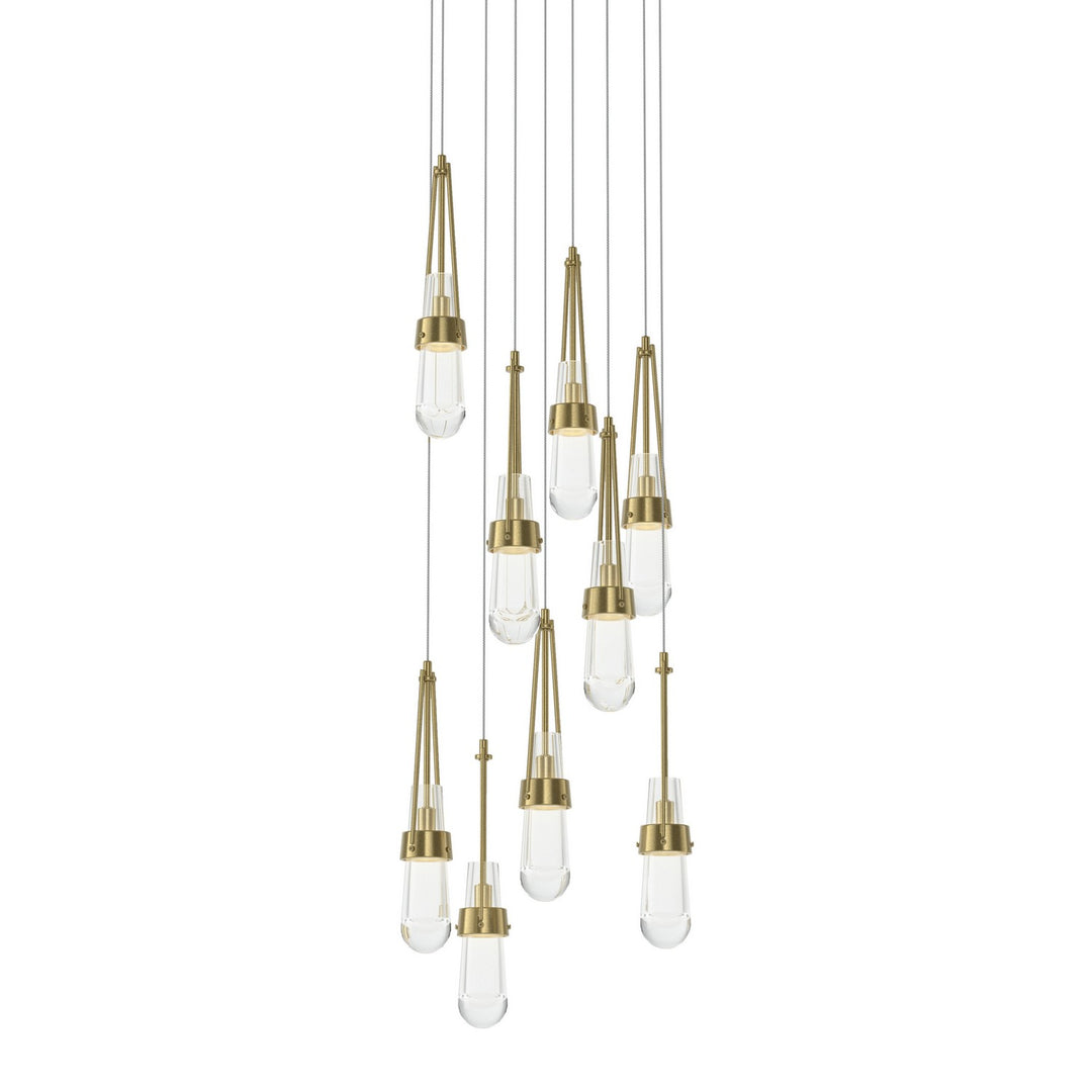Hubbardton Forge Canada - 131108-SKT-LONG-86-ZM0434 - LED Pendant - Link - Modern Brass